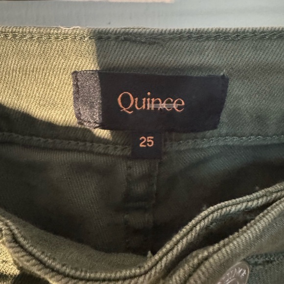 ✨ Quince Bella Stretch Straight Jeans – Loden Green ✨ - Picture 2 of 14